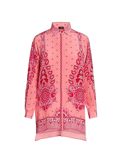 Medallion Fiore Tunic Top