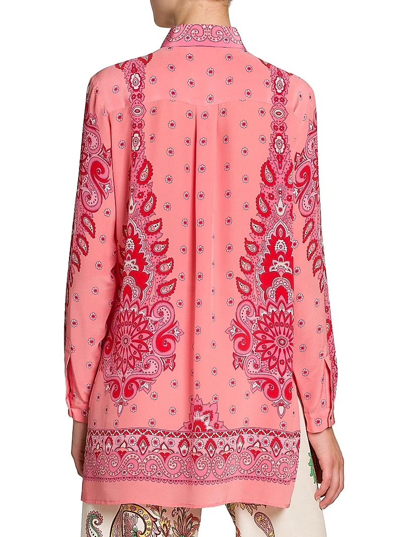 Medallion Fiore Tunic Top