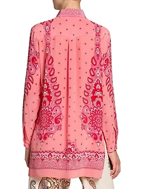 Medallion Fiore Tunic Top