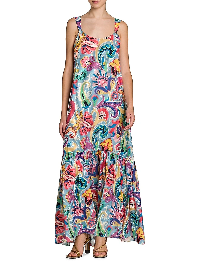 Summer Print Maxi Dress
