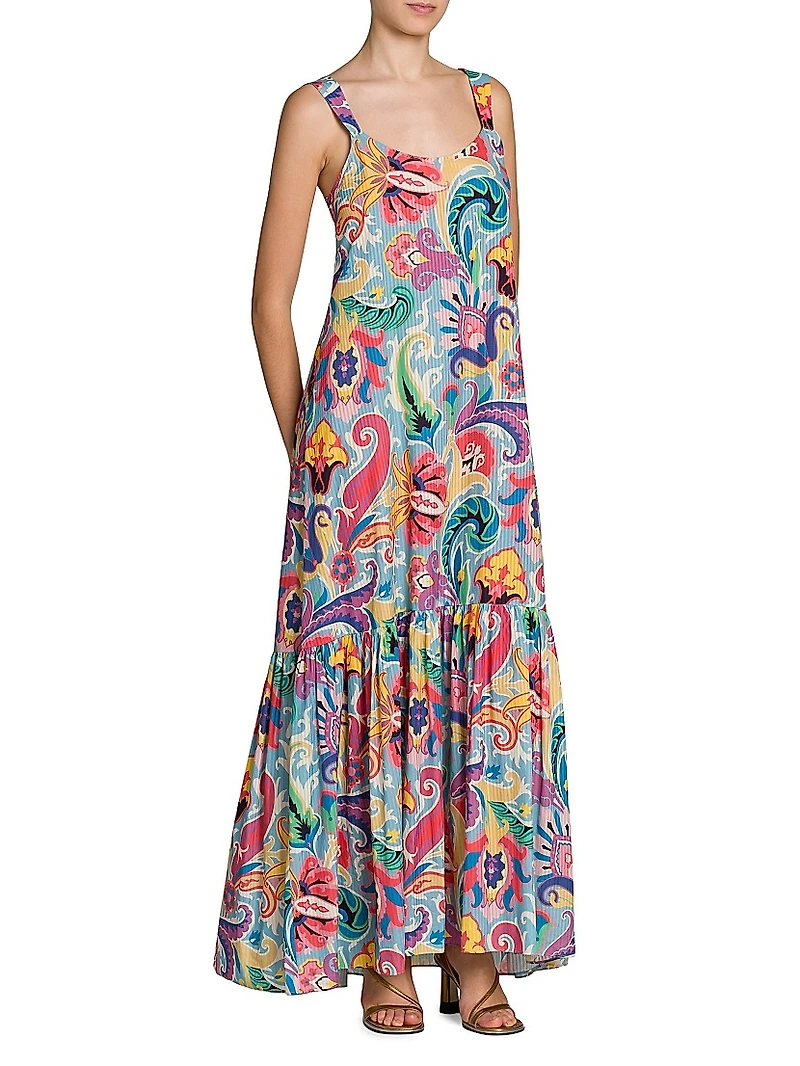 Summer Print Maxi Dress