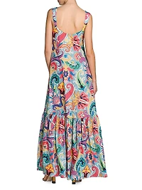 Summer Print Maxi Dress