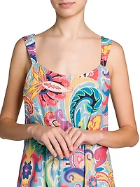 Summer Print Maxi Dress