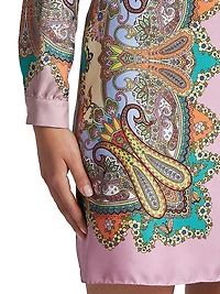 Lucky Charm Medallion Miniskirt