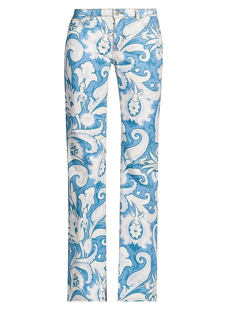 Summer Macflower Mid-Rise Jeans