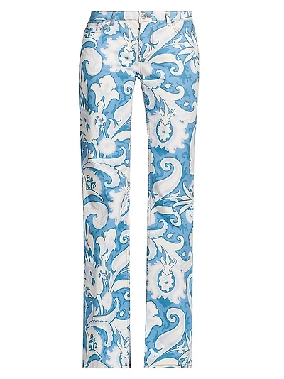 Summer Macflower Mid-Rise Jeans