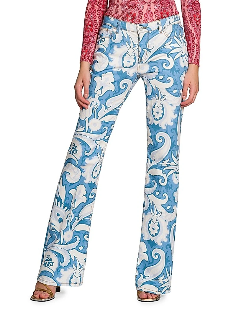 Summer Macflower Mid-Rise Jeans