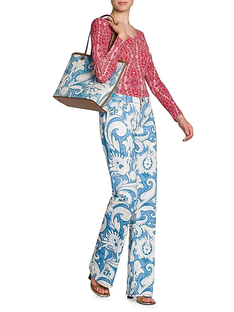 Summer Macflower Mid-Rise Jeans