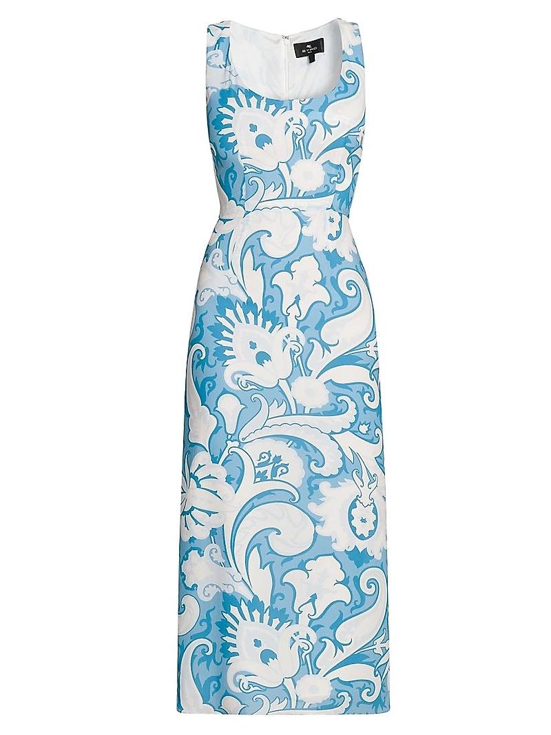 Summer Macroflower Cady Sheath Dress