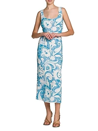 Summer Macroflower Cady Sheath Dress