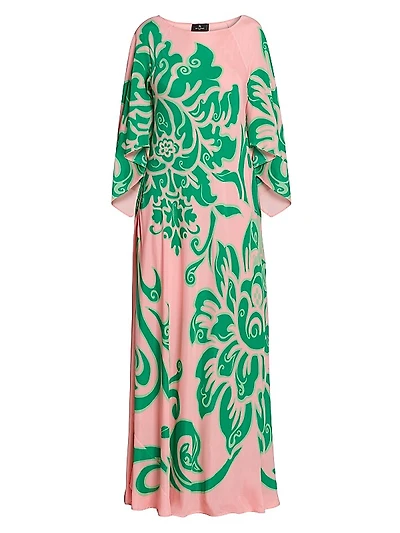 Summer Macflower Caftan Gown
