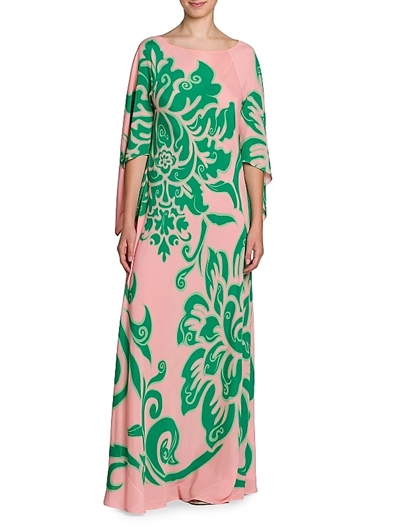 Summer Macflower Caftan Gown