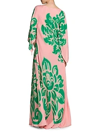 Summer Macflower Caftan Gown