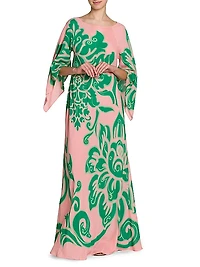 Summer Macflower Caftan Gown