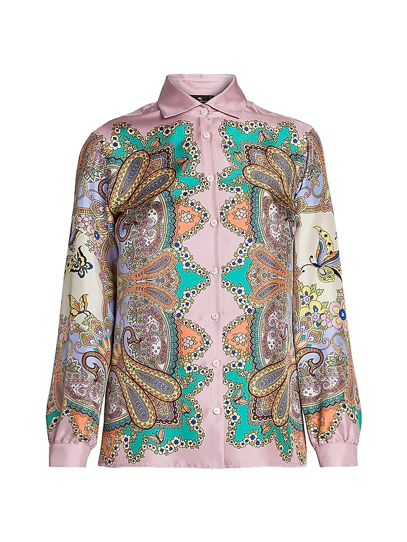 Lucky Charm Flower Medallion Shirt