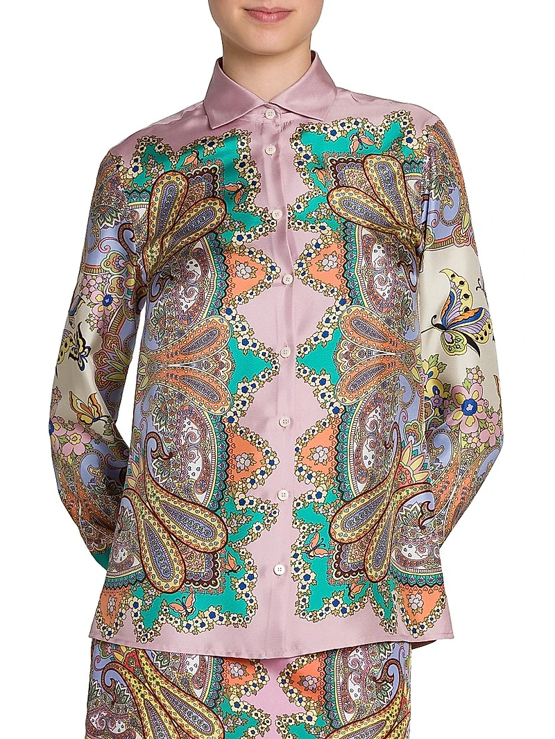 Lucky Charm Flower Medallion Shirt