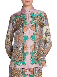 Lucky Charm Flower Medallion Shirt