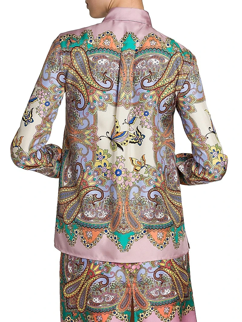 Lucky Charm Flower Medallion Shirt