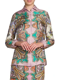Lucky Charm Flower Medallion Shirt