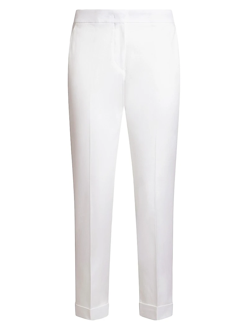 Sailor Stretch Cotton Slim-Fit Pants
