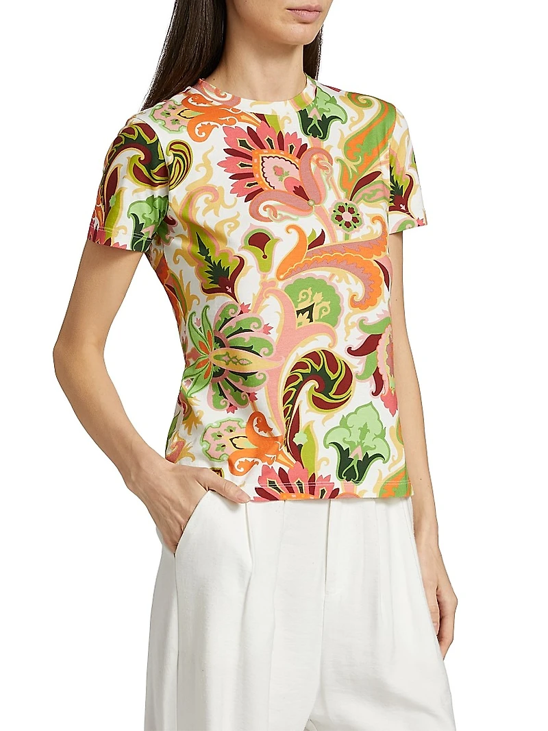 Summer Artwork Print T-Shirt