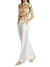 Summer Artwork Print T-Shirt