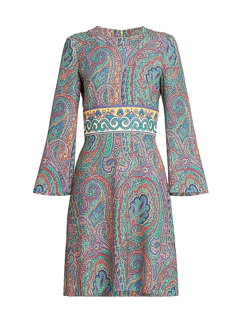 Arnica Print Jersey Minidress
