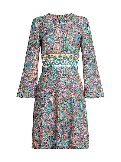 Arnica Print Jersey Minidress