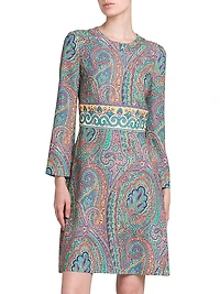 Arnica Print Jersey Minidress