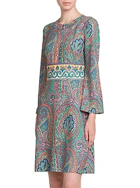 Arnica Print Jersey Minidress