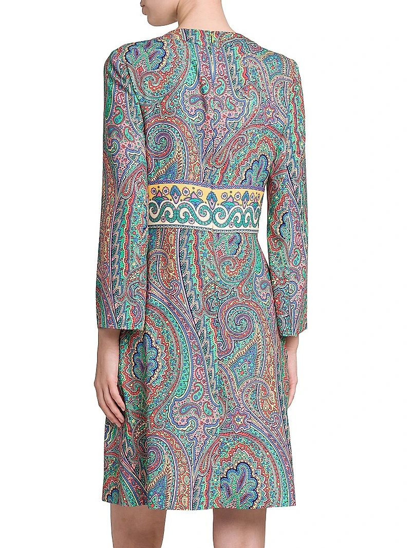 Arnica Print Jersey Minidress