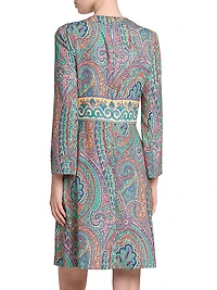 Arnica Print Jersey Minidress