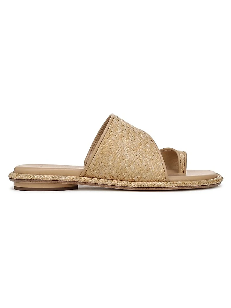 Lukas Raffia Slide Sandals