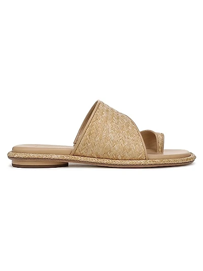 Lukas Raffia Slide Sandals