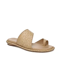 Lukas Raffia Slide Sandals