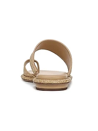 Lukas Raffia Slide Sandals