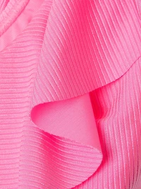 Ruffled One-Shoulder One-Piece Swimsuit