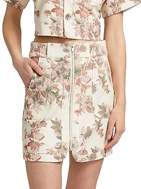 Nora Floral Miniskirt