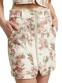 Nora Floral Miniskirt