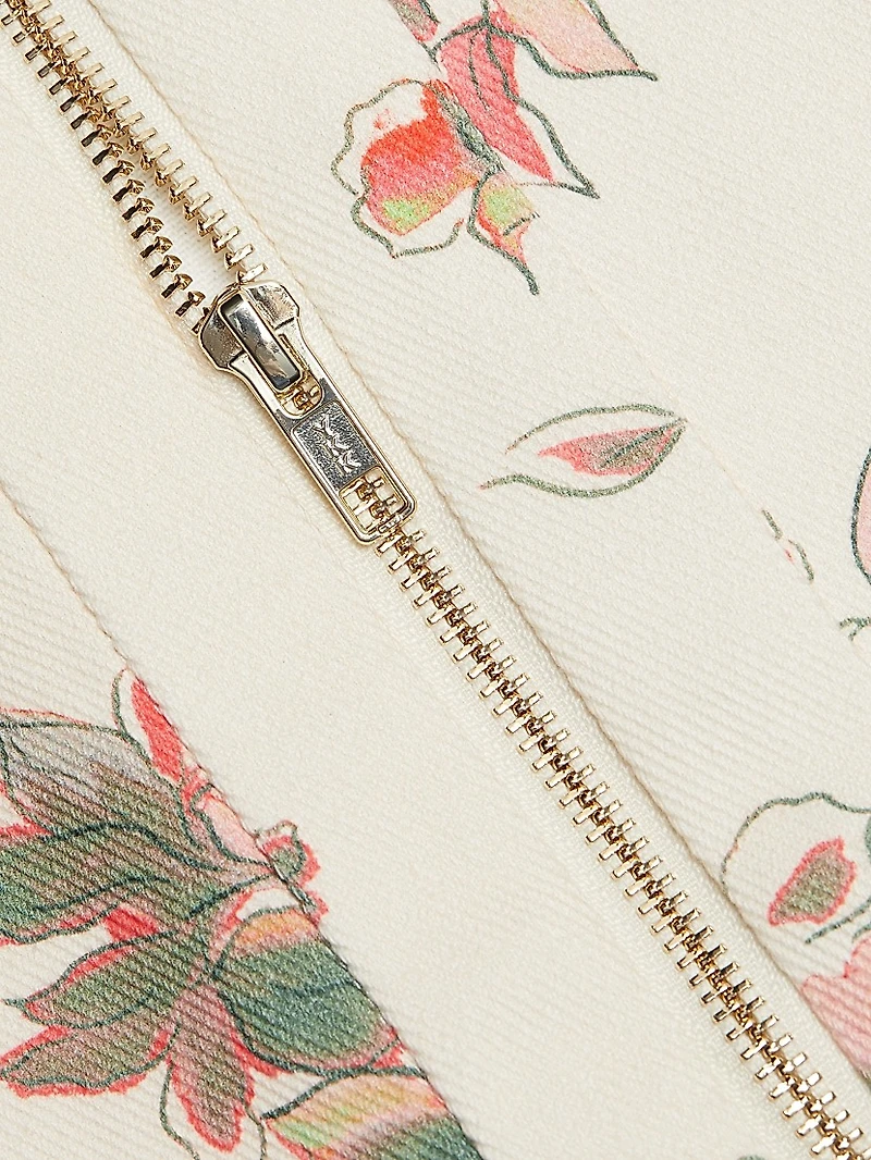 Nora Floral Miniskirt