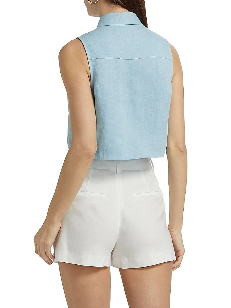 Katja Hemp Sleeveless Top
