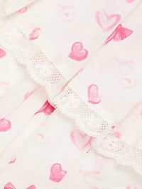 Deanna Bow & Heart Cotton Halterneck Minidress