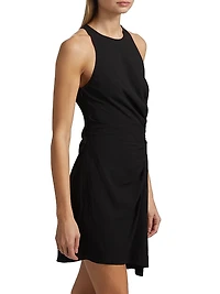Rue Ruched Sleeveless Minidress