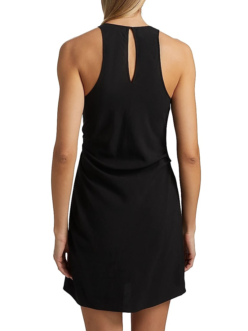 Rue Ruched Sleeveless Minidress