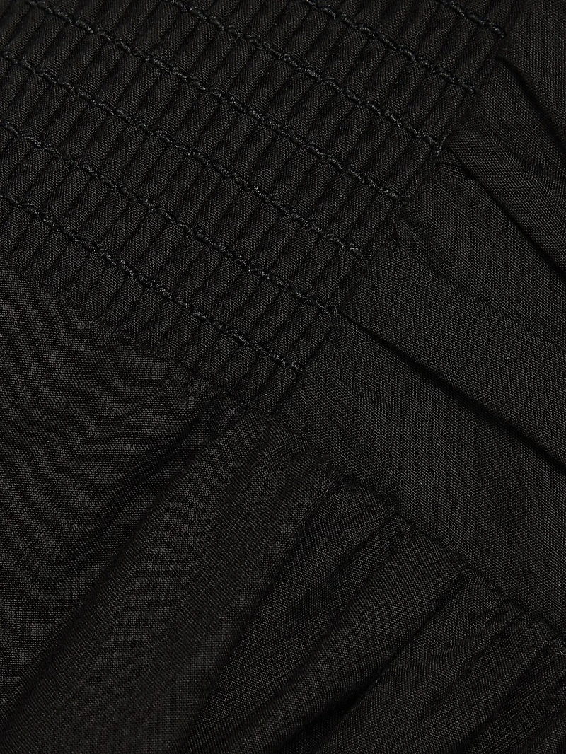 Tate Cotton Strapless Midi-Dress