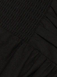 Tate Cotton Strapless Midi-Dress