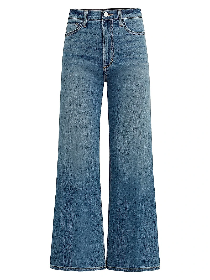 The Blake High-Rise Cropped Wide-Leg Jeans