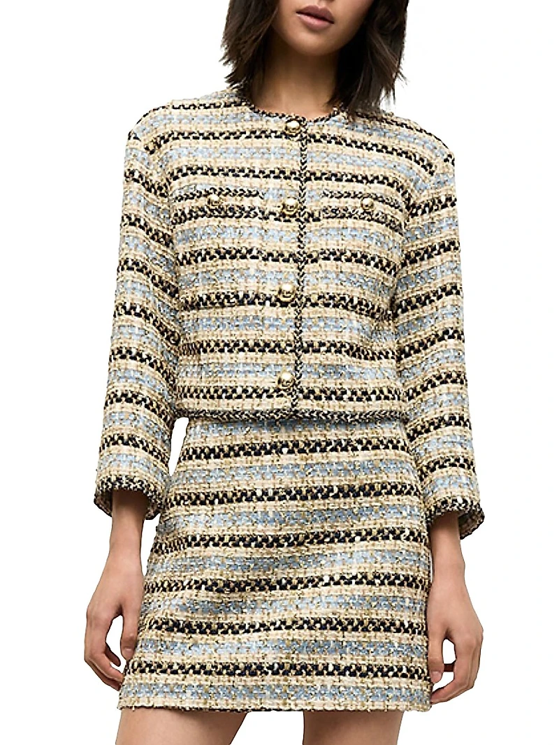 Sumira Woven Stripe Jacket