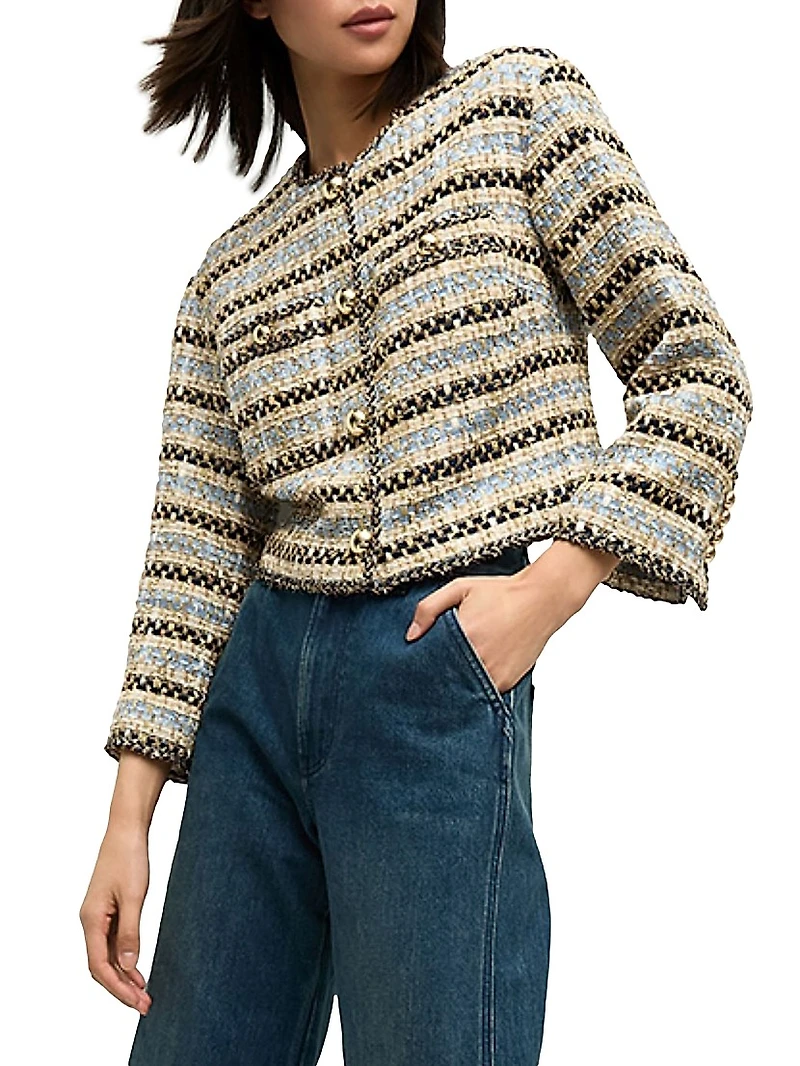 Sumira Woven Stripe Jacket