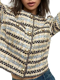 Sumira Woven Stripe Jacket